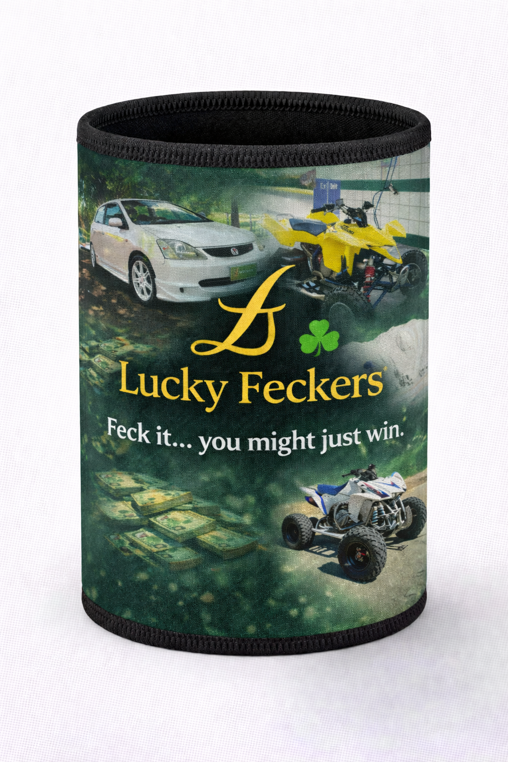 🍀 Lucky Feckers Stubby Holder
