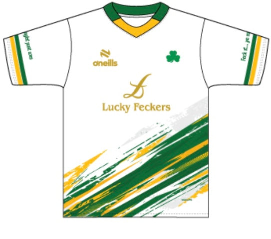 🍀 Lucky Feckers Official Jersey-White