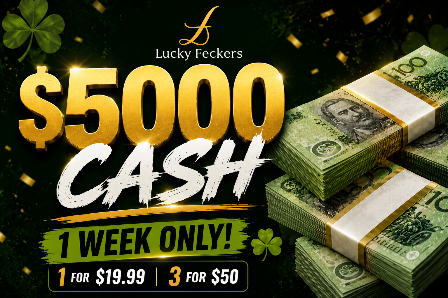 One week $5 giveaway