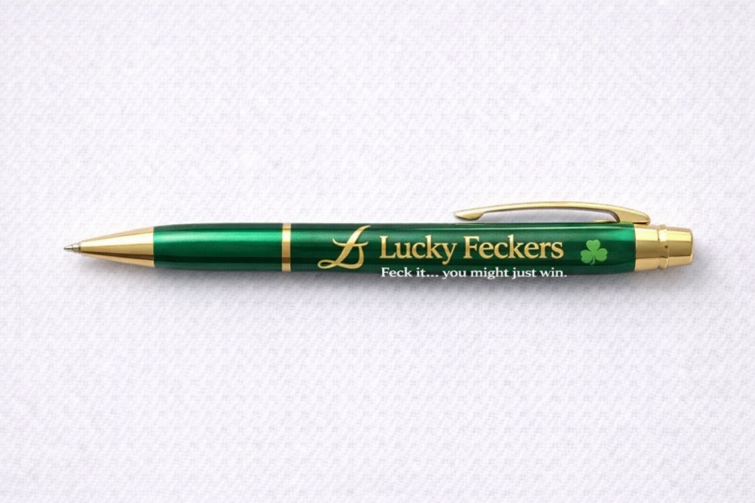 🍀 Lucky Feckers Pen